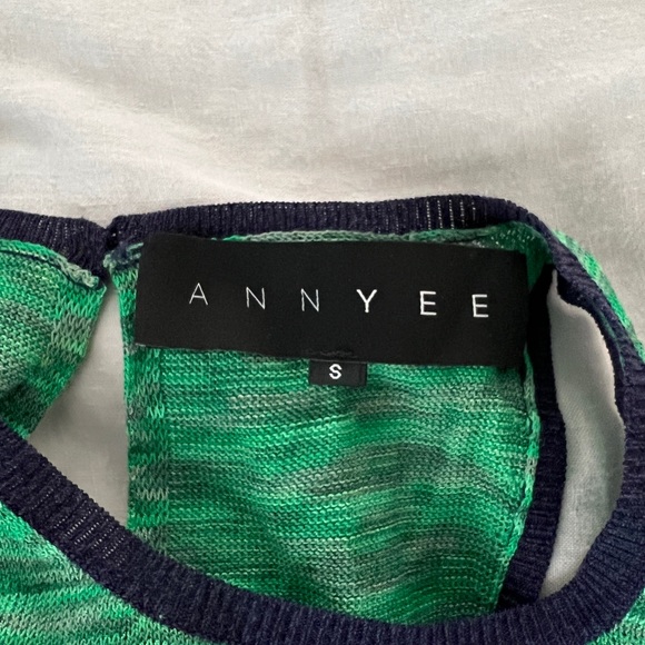 Ann Yee Tank Knit Green Dress - Picture 7 of 9